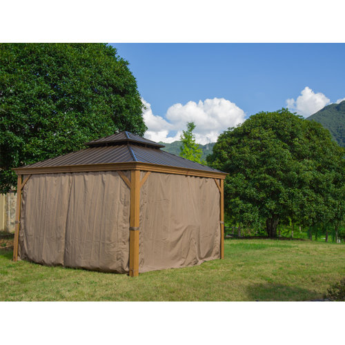 domi outdoor living Outdoor Gazebo Side Wall ( Gazebo not included